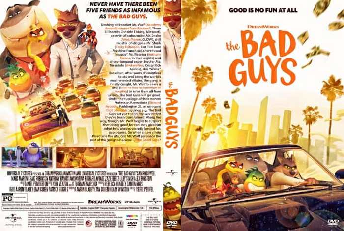 انیمیشن The Bad Guys 2022 بچه های بد